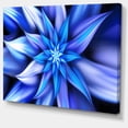 thumbnail image 2 of Dancing Blue Flower Petals - Impression sur Toile Florale, 2 of 4