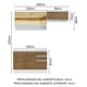 thumbnail image 5 of Cocina Integral Completa 200cm Glamy Madesa 08 - Blanco/Marrón, 5 of 10
