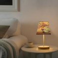 thumbnail image 4 of Table Lamp Small 5.9x10.8 Inches Table Lamps Night Light Tools & Home Improvement Bedroom Lamp Guest Room Lamp Study Lamp Office Lamp Pretty Purple Butterfly, 4 of 7