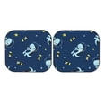 thumbnail image 7 of Kll Space Dinosaur Windshield Sun Shade 2-Piece Foldable Car Front Window Sunshade For Most Sedans Suv Truck- Small, 7 of 7