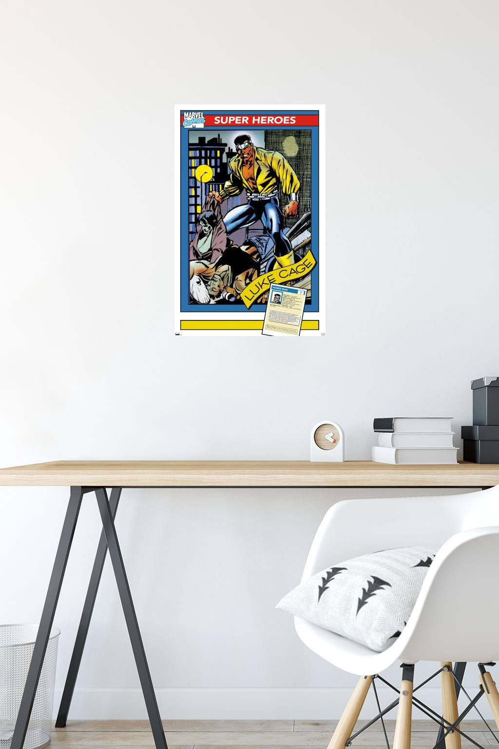 Marvel Trading Cards - Luke Cage Wall Poster, 14.725" x 22.375"
