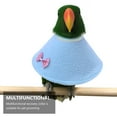 thumbnail image 2 of TEHAUX 2Pack Pet Bird Recovery Collar Protective Assorted Color Fleece Birds Parrot Accessory, 2 of 7