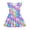 Rainbow Unicorn, variant on Lanbubble Toddler Girls Dress Summer Casual Sundress Ruffle Flutter Sleeveless Dinosaur Dresses 5-6 Years