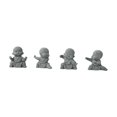 thumbnail image 2 of 4 piezas de estatua de monje pequeño, estatua de Buda, coleccionable, figura de monje, decoración de piedra arenisca, decoración Feng Shui para sala, 2 of 8