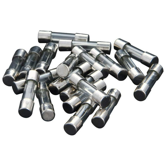 20pcs 250V 15A Fast Blow Tube Fuse Glass Tube Fuses 5x20mm