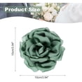 thumbnail image 2 of Silk Satin Flower Brooch Pin, Large Peony Floral Lapel Pin, 2 of 5