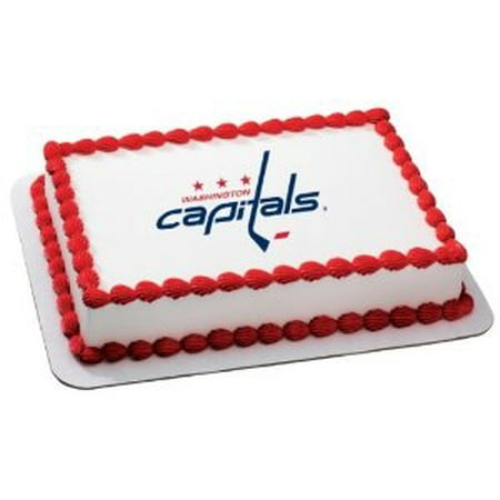 Nhl Washington Capitals Cake Decoration Edible Frosting Photo