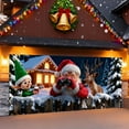 thumbnail image 6 of Christmas Garage Door Cover Decorations Large Garage Cover Holiday Decorative Door Banner Santa Claus Backdrop for Xmas Indoor Outdoor Decor(7 x 16 ft), 6 of 7