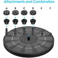 thumbnail image 2 of Fuente solar flotante para exteriores de 3,5 W, bomba solar para estanque con batería y 6 boquillas, ideal para baño de pájaros, acuarios y fuentes de jardín., 2 of 5