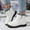 White-B, variant on Womens Winter Snow Boots Warm Fleece Lined Ankle Boots with Arch Support and Zipper Slip On Waterproof Fuzzy Thermal Outdoor Booties Anti Slip