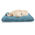 thumbnail image 1 of Scallop Pet Bed, Continuous Underwater Creatures Pattern Shells Starfish, Chew Resistant Pad for Dogs and Cats Cushion with Removable Cover, 24" x 39", Sea Blue Dark Seafoam, by Ambesonne, 1 of 4