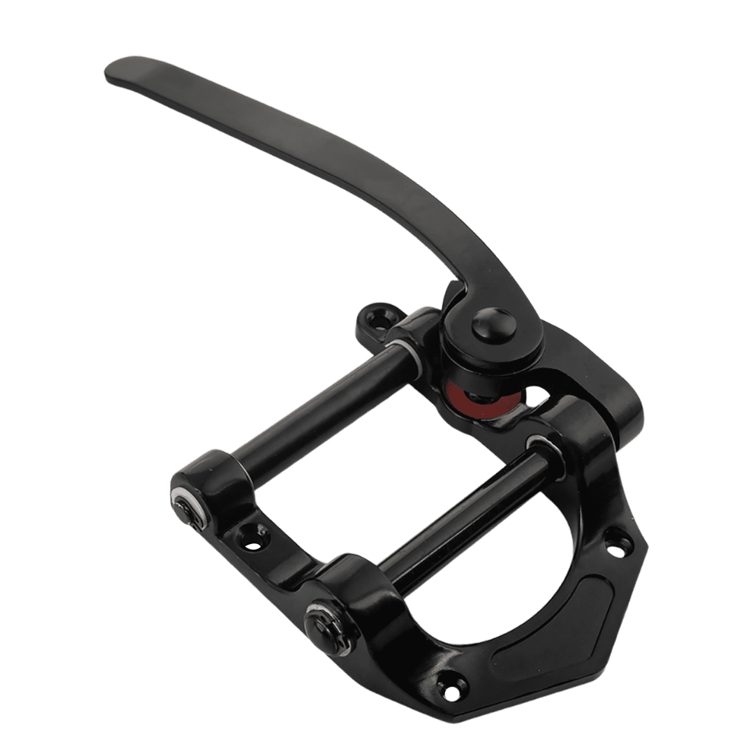 LOOKSEVEN Electric Guitar Tremolo Vibrato Tailpiece Bridge for Les Paul Tele SG Style Flat Top - Black