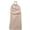 Light Tan, variant on Solid Light Taupe Terry Cloth Crochet TOP Hanging Kitchen Towel - Double Thick/Full Towel