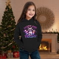 thumbnail image 2 of PMVFHDE Liquidation Chandail en Molleton à Col Rond pour Filles Mode Hiver pour Enfants Imprimé Animal Chandail à Capuchon Chaud Confortable pour Garçons et Filles Chandails en Molleton à Col Rond, Noir, 7-8 Ans, 2 of 4