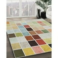thumbnail image 3 of Ahgly Company Machine Washable Indoor Rectangle Transitional Tan Brown Gold Area Rugs, 8' x 10', 3 of 7