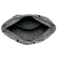 thumbnail image 6 of Badgley Mischka Women's Nylon Travel Tote Weekender Duffle Bag - Lightweight Travel Bag (Grey), 6 of 9