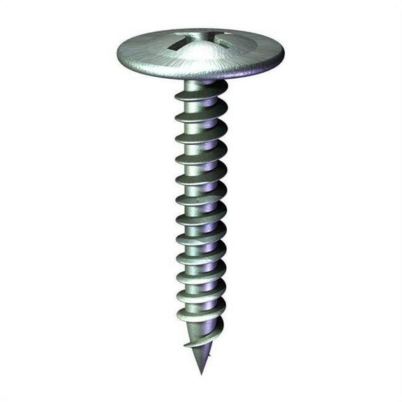 Grip-Rite NMT2001 Pro-Twist Sheet Metal Screw, Silver, No. 8 x 2 in, 1 Lb