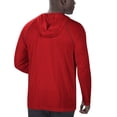thumbnail image 2 of Men's Starter Red Atlanta Falcons Raglan Long Sleeve Hoodie T-Shirt, 2 of 2