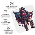 thumbnail image 3 of Vsdgher Cool Patriotic Buffalo Cowboy Leather Coasters for Drinks, Durable Drink Coasters 4 Set for Tabletop Protection, Luxurious Home Décor and Housewarming Gift-Square, 3 of 6