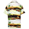 thumbnail image 2 of LA LEELA Men's Vacation Beach Shirts Stylish Hawaii Holiday Summer Aloha Tops Short Sleeve Mens Casual Button-Down Shirts XL Holiday Tribal, Black, 2 of 6