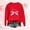 #425-Red, variant on Wowcloth Women's Long Sleeve Casual Sweatshirt with Valentine Heart Print, Loose Fit Round Neck for Daily Wear and Valentine's Day