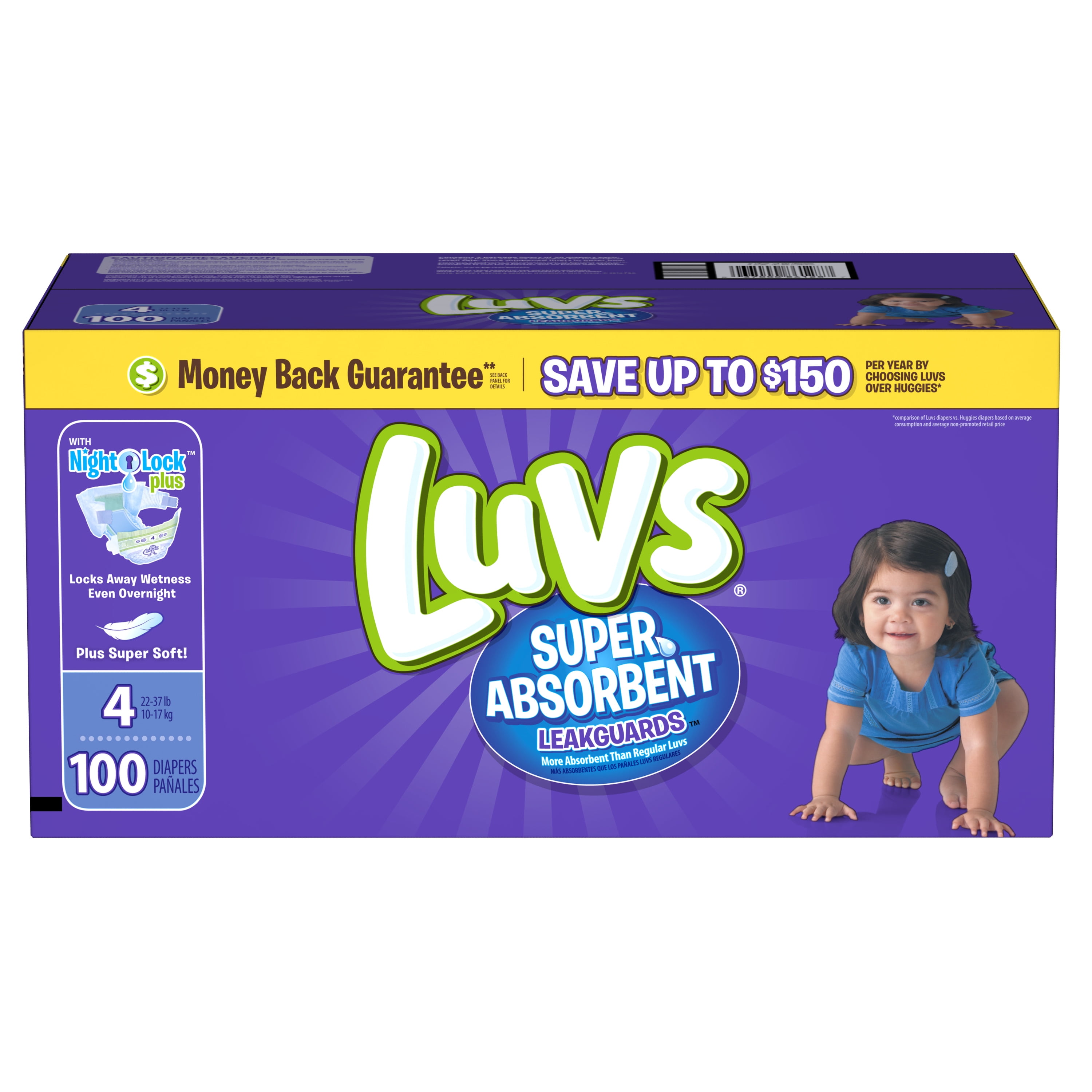 walmart size 4 diapers