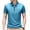 Dark Blue, variant on Men's Soft Shirt Zip Up Polo T Shirt Business Casual Short Sleeve Fashion Summer Cool Work Basic Thin Yellow Medium