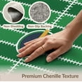 thumbnail image 6 of ODIKA 8'x10' Washable Area Rug Non-Shedding, Easy Care, Football Athletic Door Field Hash Details Bold Stripe Doormat for King Size Bedroom Under Bed, Master Suite, 6 of 7