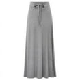 thumbnail image 3 of Plus Size Women's Fashionable Knitted Midi-Skirt High Waist Elastic A-Line Skirt L-6XL, 3 of 4
