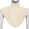 thumbnail image 1 of Camisa con cuello falso, bufanda con cuello falso, modal OM402, diseño elegante, fácil de usar, 1 of 6
