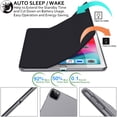 thumbnail image 3 of DuraSafe Cases iPad 2020 PRO 12.9 Inch 4 2021 5 2022 6 Gen [ 4th 5th 6th Generation ] A2378 A2461 A2379 A2462 A2229 A2069 A2232 A2233 Slim Hard Shell Protective Stand Cover - Black, 3 of 8