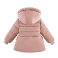 thumbnail image 5 of yocbz Girl Winter Coat Baby Boys Girls Winter Coat Outwear Jacket Warm Clothes Hooded Red,Size for 18-24 Months, 5 of 9