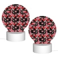 thumbnail image 2 of Daiia Rose Flowers Pattern Acrylic Night Light, LED Touch Light, Bedroom Night Light, Soft Glowing Lamp Perfect Gift for Mother's Day, Birthday, or Christmas, 2 of 9