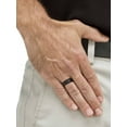 thumbnail image 3 of PalmBeach Jewelry Mens Tungsten Brushed Finish Bevel Edge Wedding Band (8mm), 3 of 6