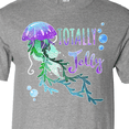 thumbnail image 4 of Inktastic Totally Jelly Blue and Purplejellyfish T-Shirt, 4 of 5
