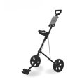 thumbnail image 1 of Carrito de golf JEF WORLD OF GOLF Deluxe de acero negro, 1 of 9