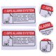 thumbnail image 5 of 2 pegatinas de advertencia para coche con sistema de alarma GPS, antirrobo, 5 of 6