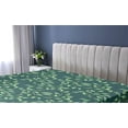 thumbnail image 5 of Ambesonne Leaves Greenery Fitted Sheet, Tropical Jungle Art, Twin XL Size, Fern Green Pastel Green, 5 of 5