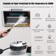 thumbnail image 2 of Feiniao Limpiador de Vapor Portátil 2500W, con 3 Cabezales de Cepillo y 1 Boquilla Curva, Máquina Limpiador de Vapor de Mano Alta Presion Alta Temperatura para Limpieza Cocina, Baño, Coche, Blanco, 2 of 5