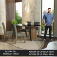 thumbnail image 3 of Mesa de Comedor con Mesa y 4 Sillas Harper Madesa MG, 3 of 5