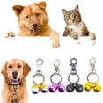 thumbnail image 3 of TQEHS Campanas de latón para perros y gatos muy ruidosas, colgante para collar de mascotas, regalo vintage V3K6, 3 of 6