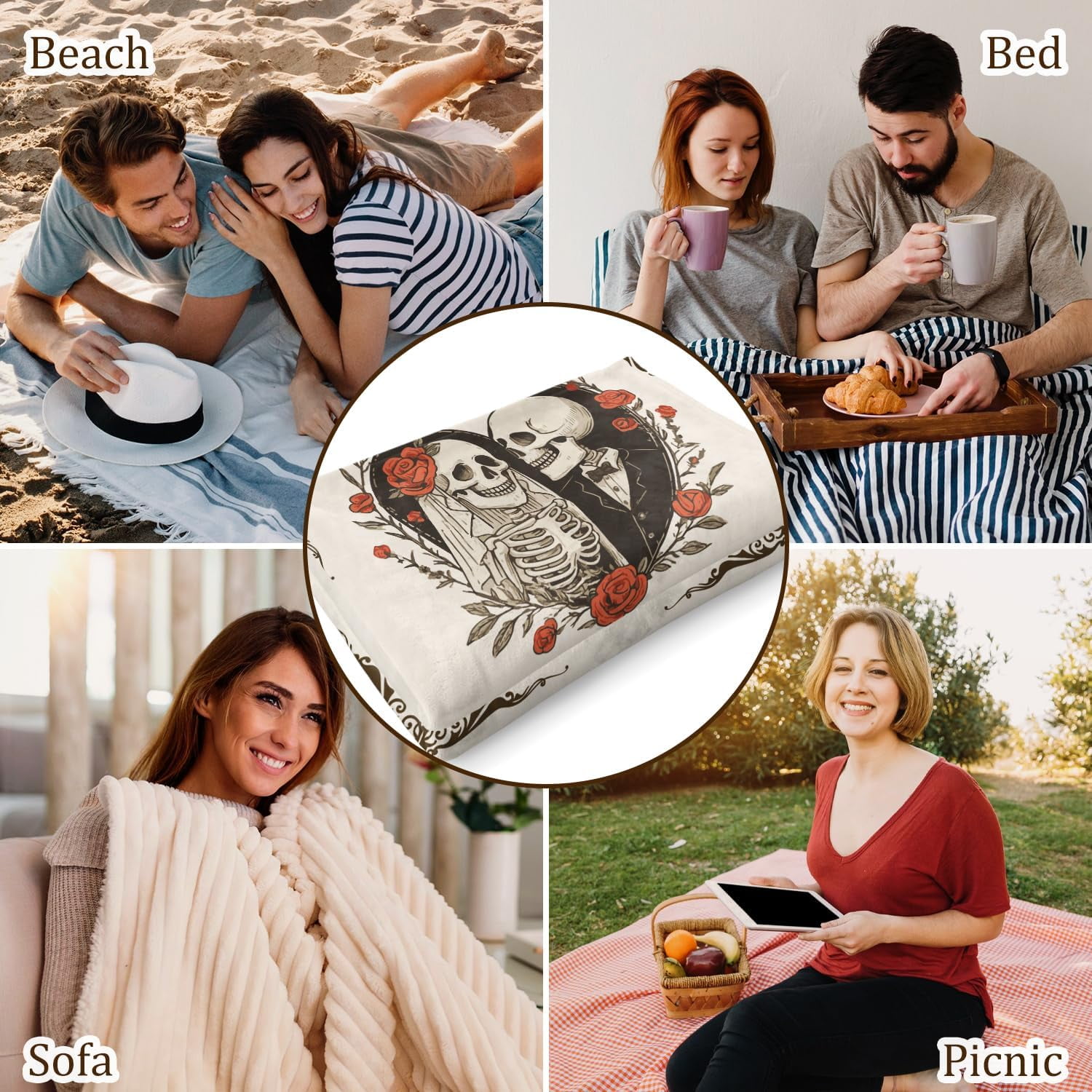 Gifts for Her Him, Anniversary Blanket Gifts for Men Women, Anniversary Wedding Gifts for Wife Husband Couples Newlyweds, I Love You Gift, Christmas Birthday Present for Boyfriend Girlfriend