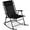 Black, variant on YUONAO Outdoor Folding Rocking Chair, Zero Gravity Lounge Chair with Headrest Pillow – Portable Patio Rocker for Deck, Garden, Beach, Backyard - Beige