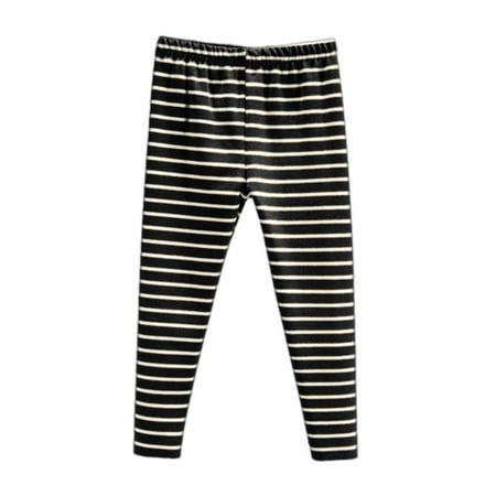 

Xijirk Kids Pants Girls Boys Stripe Print Pants Elastic Children s Pants Baby s Winter Pants Size 3-4 Years