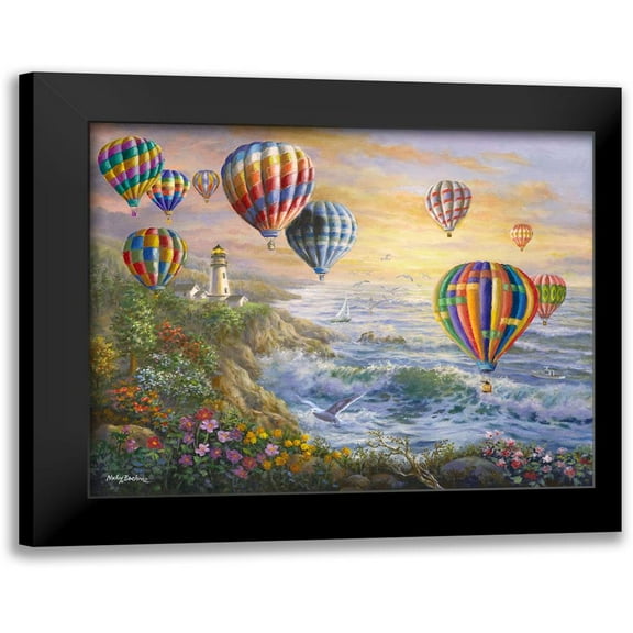 Summer Glow 14x12 Black Modern Framed Museum Art Print Titled - Boehme, Nicky