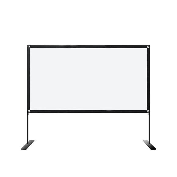 Mistaha 100-inch 16:9 Projector Screen Outdoor Bracket Projection Screen Folding Projecting Screen Home Theater for