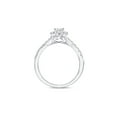 thumbnail image 4 of Diamond Princess 14kt White Gold Round Diamond Solitaire Bridal Wedding Engagement Ring 1/2 Cttw, 4 of 4