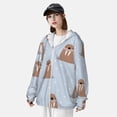 thumbnail image 3 of Balery Playful Walrus Wonders Sudadera ligera de manga larga con capucha y protección solar UPF 50+ para hombre y mujer, ideal para pesca y running-Large, 3 of 7
