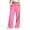 Pink, variant on jjayotai Womens Wide Leg Sweatpants, Casual Loose Solid Color Pants Comfy Lounge Joggers Baggy Trousers with Pockets Hot Pink M