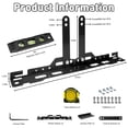 thumbnail image 3 of SLUMLOVE Wheel Alignment Tool with 2 Measuring Tapes, Upgraded Automotive Toe Alignment Tool for Home Use, Compatible with More Vehicle Models, Black, Toe Plates, 3 of 8